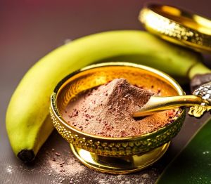 Green Banana with Peel Powder