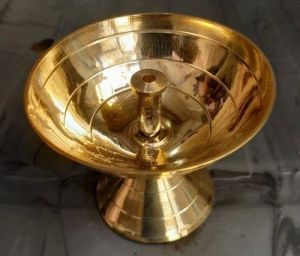 Brass Paro Pyali Akhand Diya