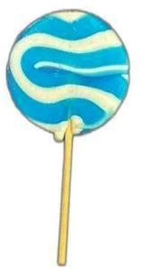 Blue Mint Candy Lollipop