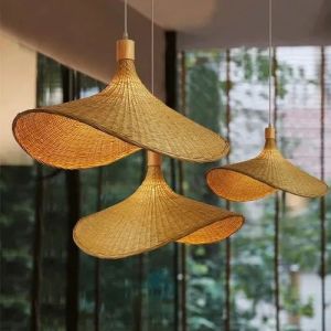 Bamboo Hanging Lamp Shade