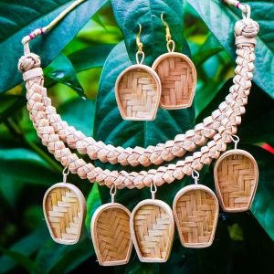 Bamboo Necklace Set