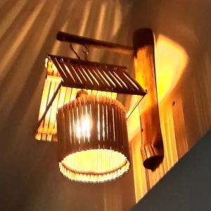 Bamboo Pendent Lamp Shade