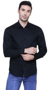 Mens Black Casual Shirt