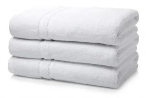 Plain White Cotton Towel