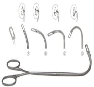 Desjardins Gall Stone Forceps