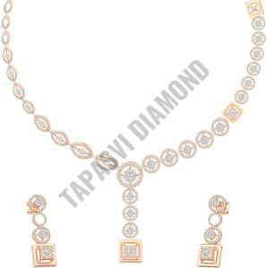 Designer Diamond Necklace Set