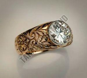 Mens Antique Diamond Ring