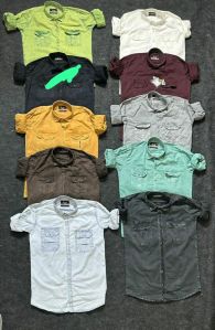 Men Casual Plain RFD Shirt
