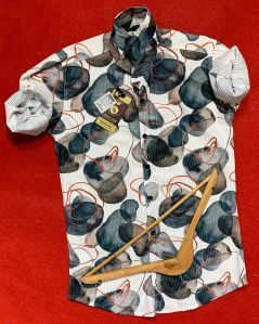 Mens Designer Digital Printed Shirt