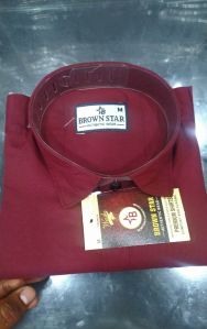 Mens Plain Poly Cotton Shirt