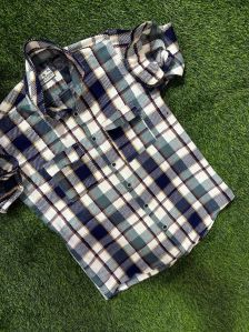 Mens Premium Woolen Check Shirt