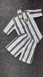 Mens Striped Co Ord Set