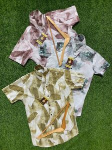 Mens Trendy Half Sleeve Shirt