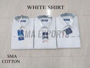 Mens White Cotton Shirt