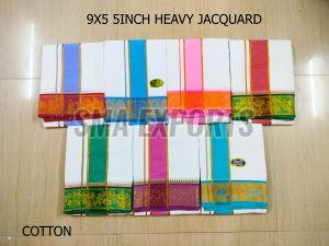 Puja Dhoti 9X5 5INCH JACQUARD DHOTI