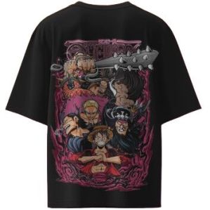 One Piece Anime Oversized T-shirt