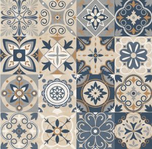 CR-1104 Moroccan Series Ceramic Floor Tiles