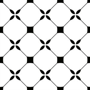 CR-6003 Black and White Series Ceramic Floor Tiles