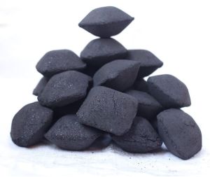 Hard wood charcoal briquettes