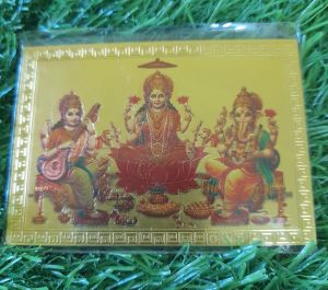 Laxmi Ganesh Saraswati Fridge Magnet