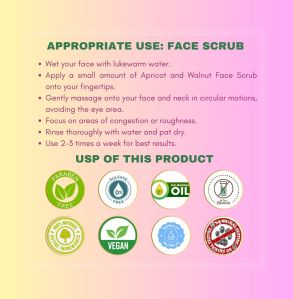 Apricot & Walnut Face Scrub