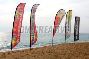 beach flags