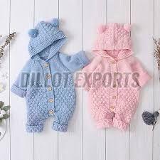 kids knitted rompers