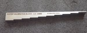 10 STEP UT CALIBRATION BLOCK METRIC VERSION