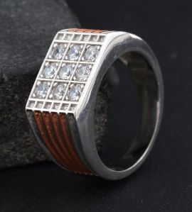 Mens Sterling Silver Ring