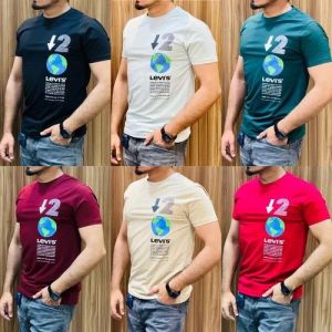 Mens Printed Cotton T Shirt