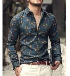 mens printed shirt