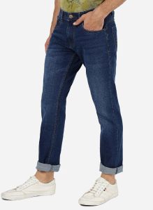 Mens Straight Fit Denim Jeans