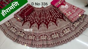 Velvet Lehenga Choli