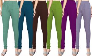 Ladies Cotton Lycra Churidar Leggings