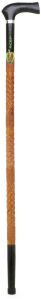 RCSP Wooden Black Handle Walking Stick