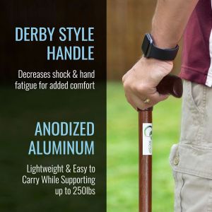 RCSP Wooden Coating Walking Stick