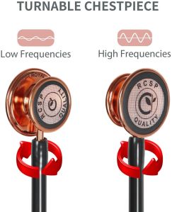 RCSP Royal Rose Gold Stethoscope