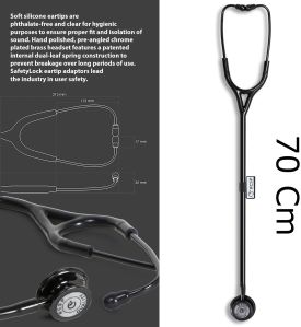 RCSP Royal Black Cardiology Stethoscope