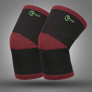 RCSP Red and Black Knee Cap
