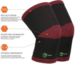 RCSP Red and Black Knee Cap