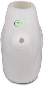 RCSP Milky White Plastic Jal Neti Pot