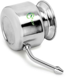 RCSP Stainless Steel Silver Neti Pot