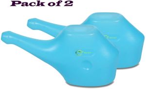 RCSP Sky Blue Plastic Jal Neti Pot Pack Of 2