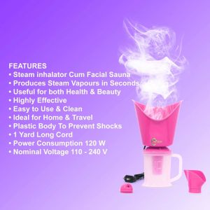 RCSP Plastic 3 In 1 Vaporizer Steamer Machine