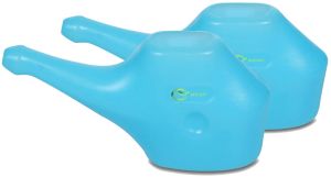 RCSP Sky Blue Plastic Jal Neti Pot Pack of 2