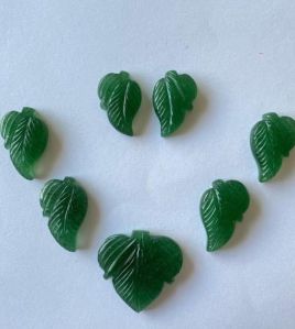 Strawberry Quartz Carving Leaf