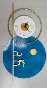 Imported Modern Wall Clock Deer Design