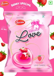 Strawberry Heart Candy Pouch- Forever Love Strawberry