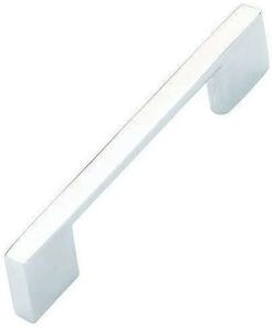 4 Inch White Metal Cabinet Handle