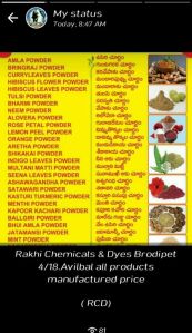 Natural Herbal Powder